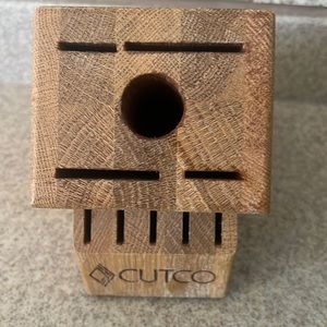 CUTCO Wooden Knife Butcher Block  (5-Slot)